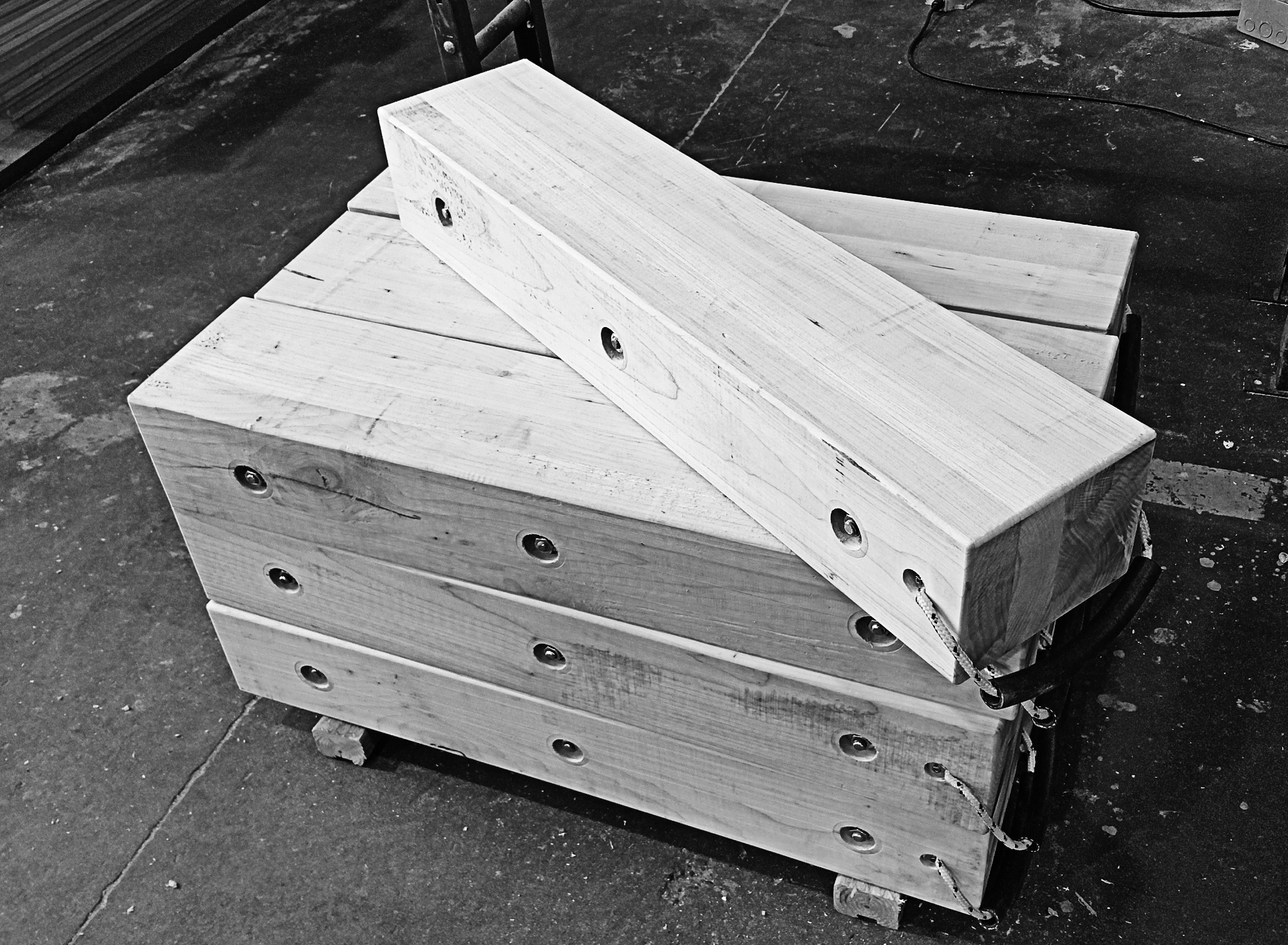 Hardwood and Softwood Blocking Industrial Timber Products by CarlWood