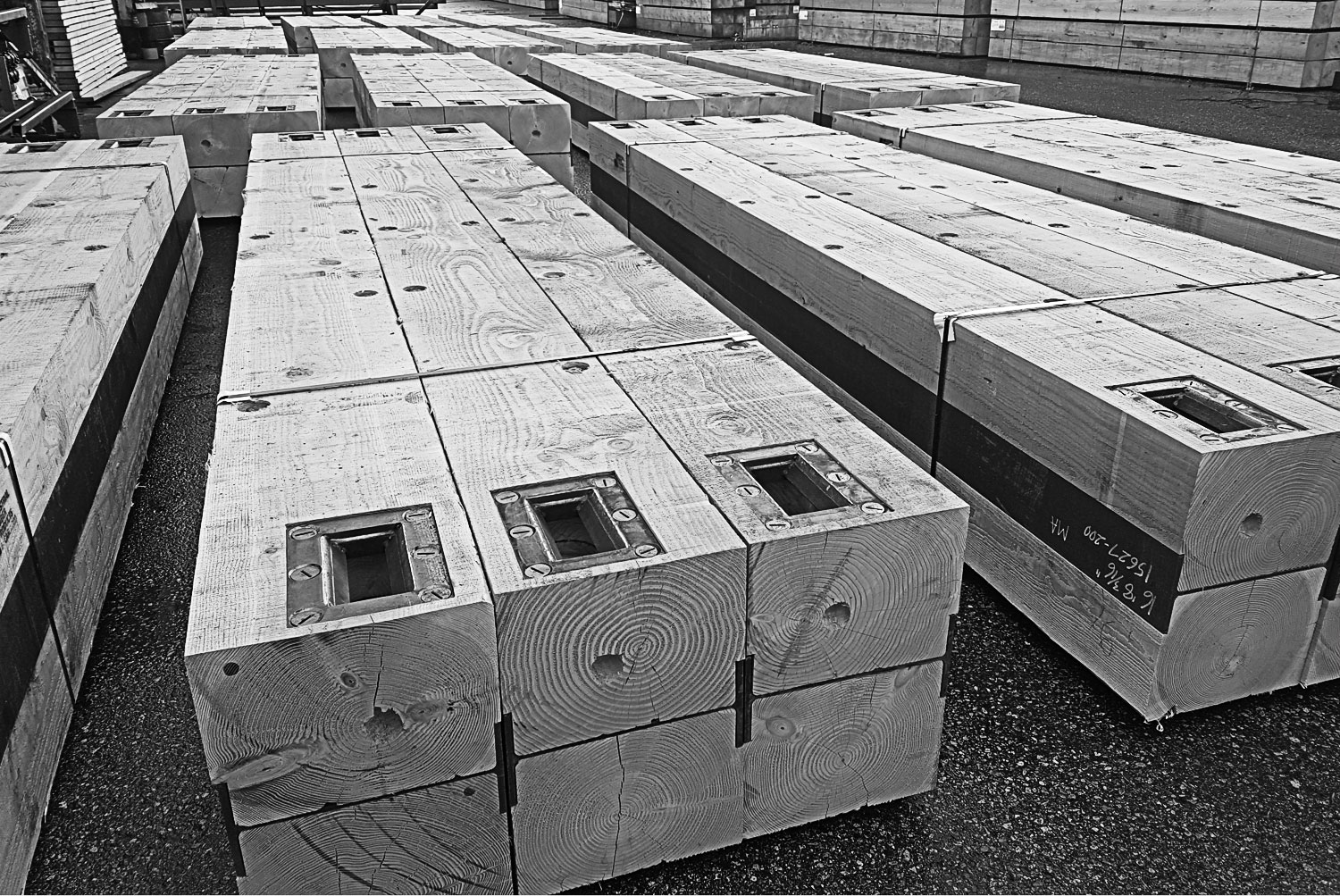 Custom Stop Logs Industrial Timber Products by CarlWood