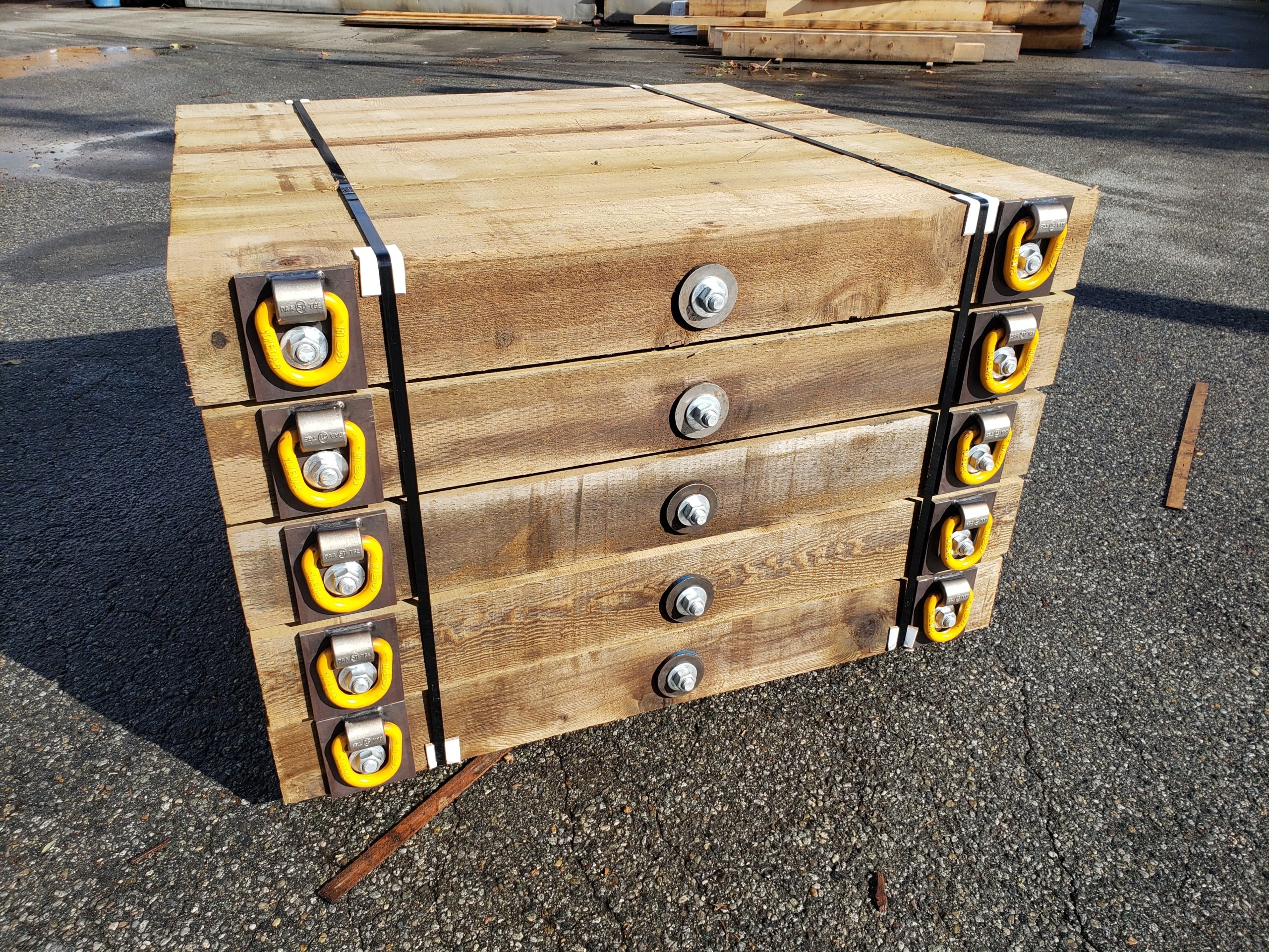 Crane Pads 7″ x 60″ x 60″ Industrial Timber Products by CarlWood