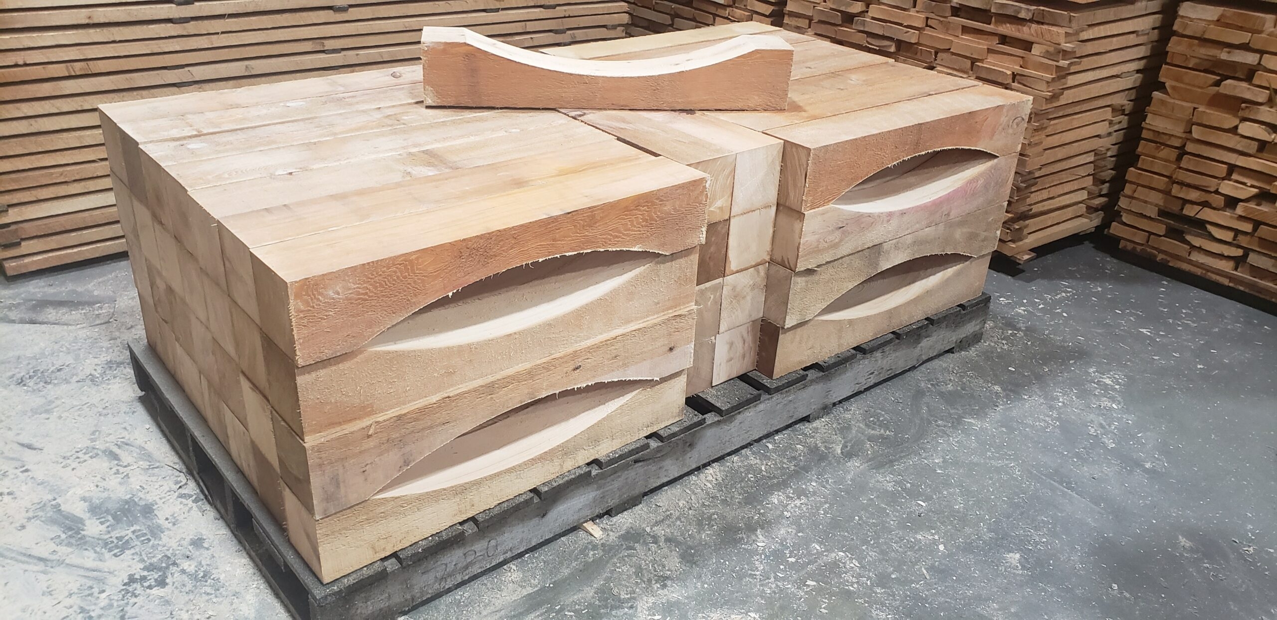 Pipe saddles for 72″ Diameter Pipe Industrial Timber Products by CarlWood