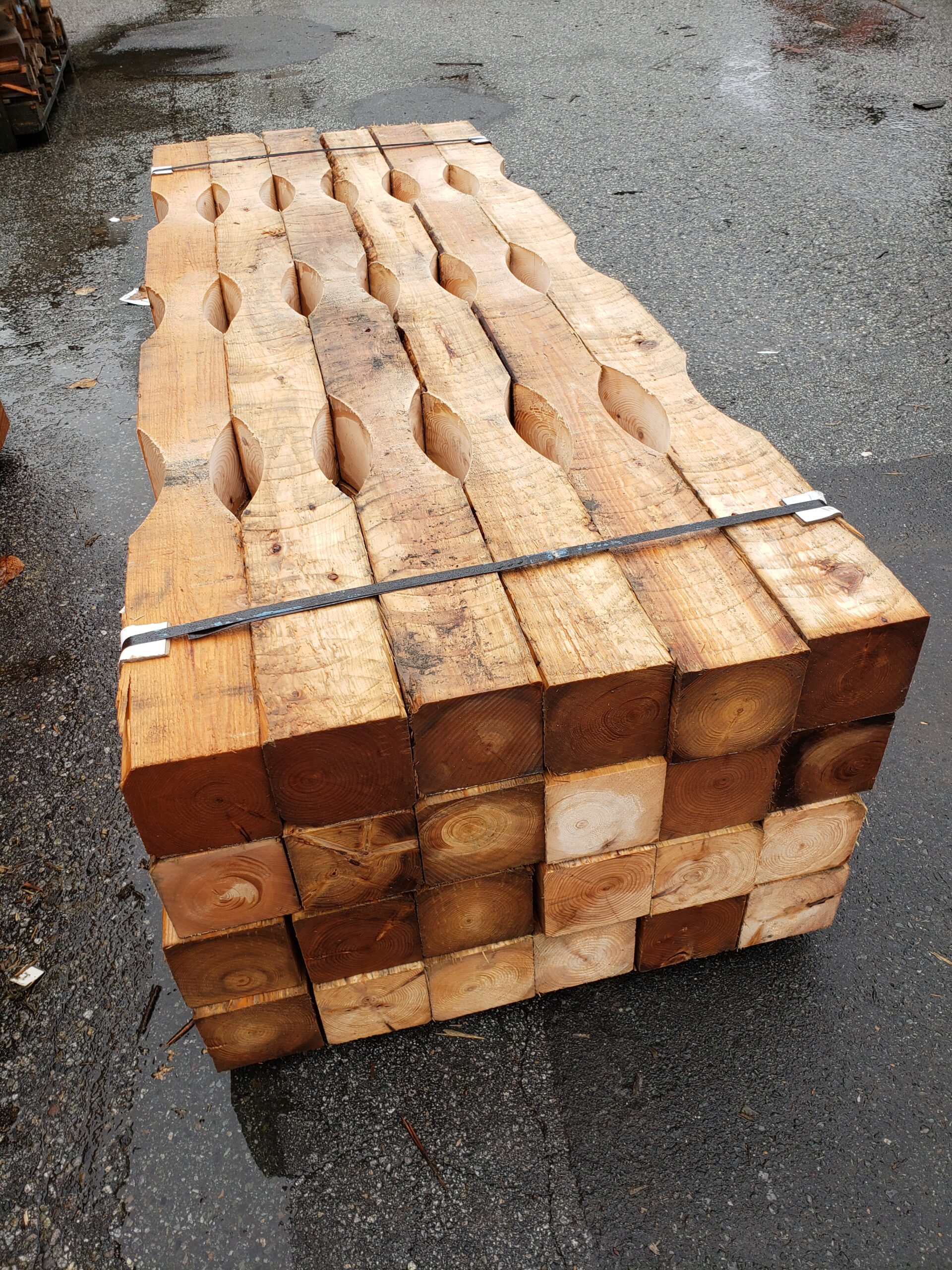 Contoured Dunnage AKA Pipe Saddles Industrial Timber Products by CarlWood