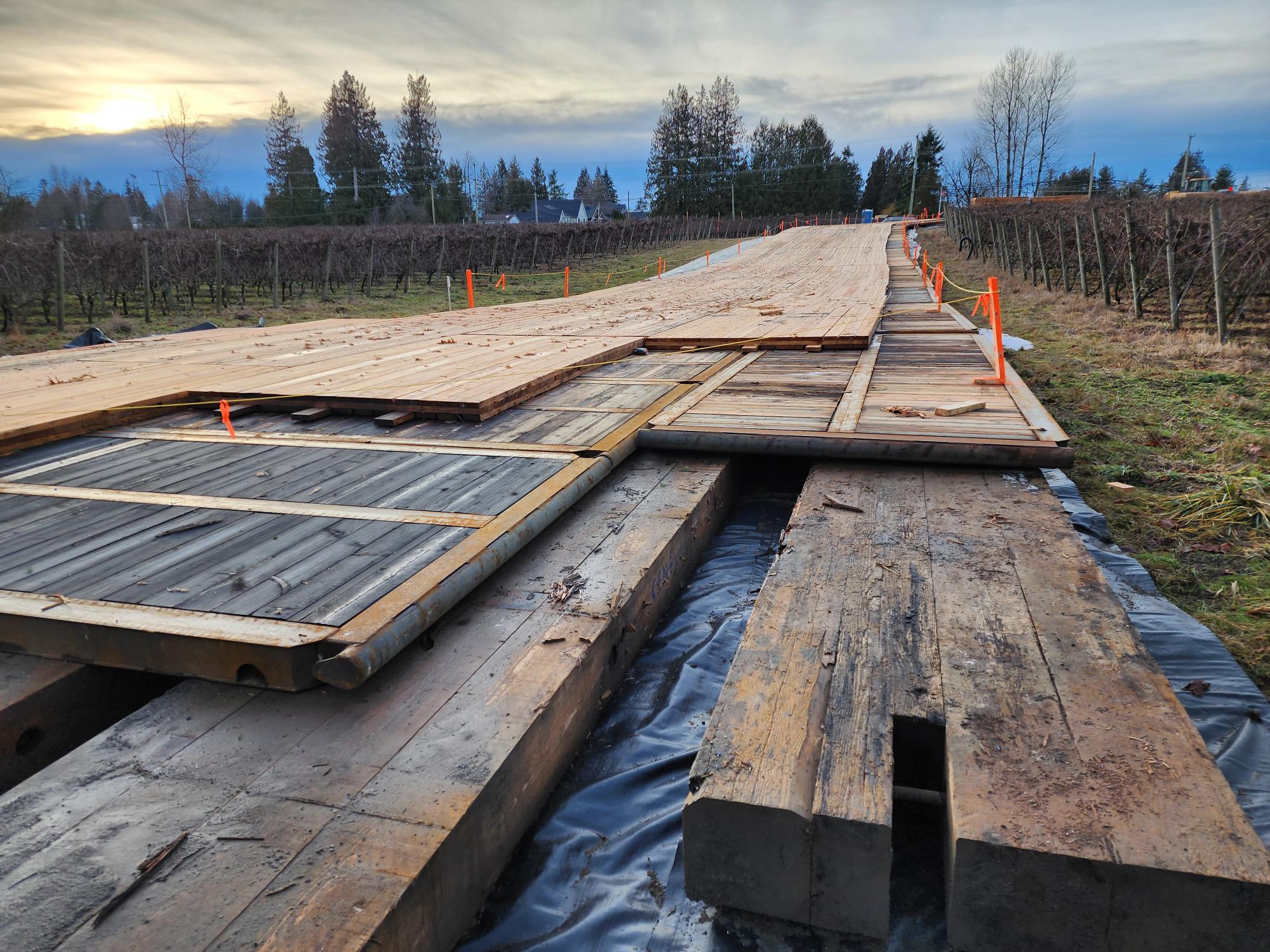 Access Mats, Rig Mats and Crane Mats Industrial Timber Products by