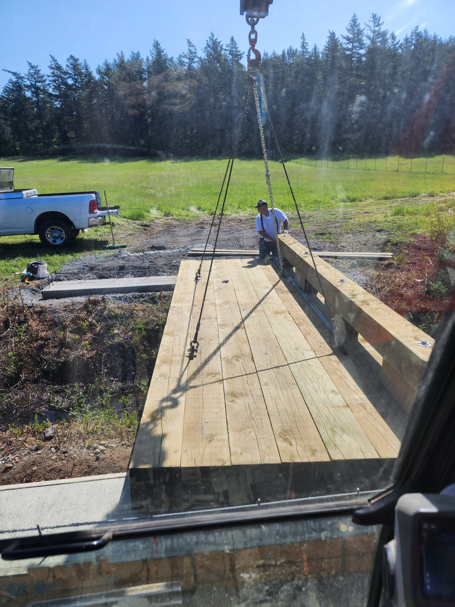 Quick deploy Timber Bridge with CL625 Highway rating Industrial